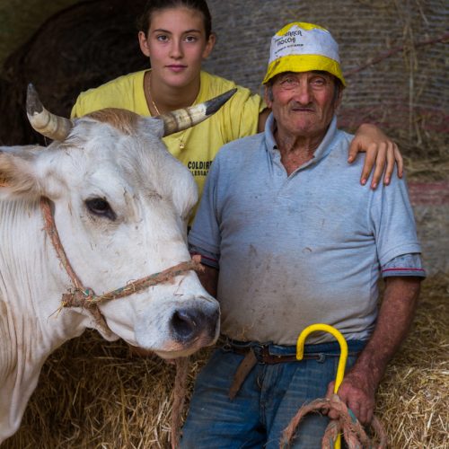 Gloria with her grandfather, Bruno