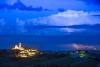 Storm over Grana, Monferrato, AT. Piedmont, Italy