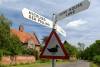 Ducks crossing at Potter Heigham, Norfolk Broads, UK